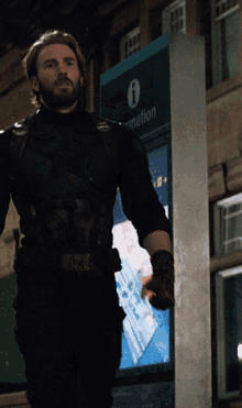 Chris Evans Captain America GIF - Chris Evans Captain America Bearded GIFs