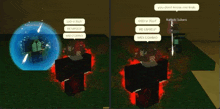 a screenshot of a video game where a character says " you dont know me bulb "