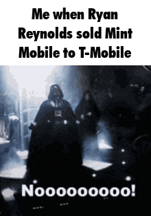 Darth Vader Noooo Mint Mobile GIF - Darth Vader Noooo Mint Mobile T Mobile GIFs