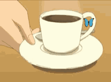 Coffee Anime GIF - Coffee Anime Tea GIFs
