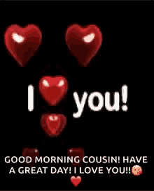 Good Morning Cousin I Love You GIF - Good Morning Cousin I Love You Hearts GIFs