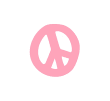 peace pink peace sign peace logo emily reid