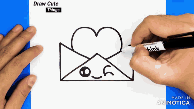 cute easy to draw love pictures