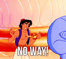 Aladdin Genie GIF - Aladdin Genie No Way GIFs