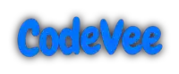 the word codevee is written in blue letters on a white background