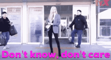 Dont Care GIF - Dont Care Rose GIFs
