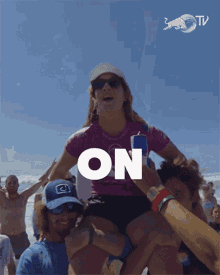On Her Way To Success Caroline Marks GIF - On Her Way To Success Caroline Marks Red Bull GIFs