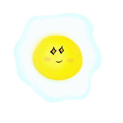 Egg Cute Sticker - Egg Cute Fried Egg Stickers