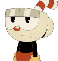 Side Look Cuphead Sticker - Side Look Cuphead The Cuphead Show Stickers