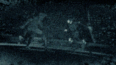 an x-ray of a person 's heart is shown in a dark room