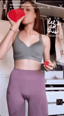 Daniela Melchior Lets Do This GIF - Daniela Melchior Lets Do This Stay Hydrated GIFs