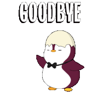 Bye Goodbye Sticker - Bye Goodbye Penguin Stickers
