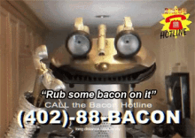 bacon bot hotline robot