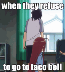 Hataraku Maousama Taco Bell GIF - Hataraku Maousama Taco Bell Anime GIFs