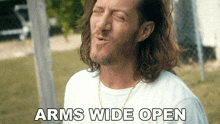 Arms Wide Open Tyler Hubbard GIF - Arms Wide Open Tyler Hubbard Back Then Right Now Song GIFs