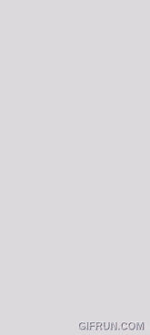 a gif of a girl with white hair and red eyes is displayed on gifrun.com
