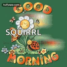 Good Morning From Bees And Flowers Good Morning Wishes GIF