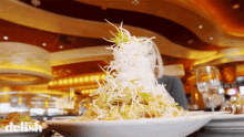 Cooking Show Salad Tower GIF - Cooking Show Salad Tower Salad And Wine GIFs