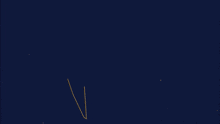 the number 06 is painted in white and yellow on a blue background