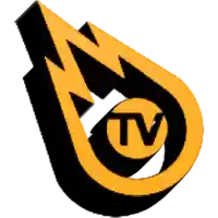 a logo for a tv channel with a lightning bolt