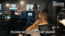 Please Never Say That Again Starlight GIF - Please Never Say That Again Starlight Erin Moriarty GIFs