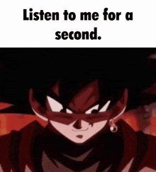 Goku Black Hear Me Out GIF