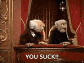 Statler And Waldorf Argue GIF - Statler And Waldorf Argue Muppets GIFs
