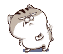 ami fat cat angry mad annoyed