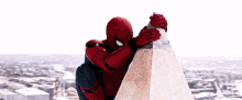 Spiderman Skyscraper GIF