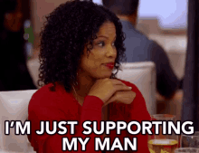 I'M Just Supporting My Man GIF - Beauty And The Baller Diandra Lyle Deena Castle GIFs