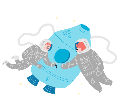 Amovens Astronaut Sticker - Amovens Astronaut Astronauta Stickers