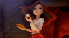 Hair Flip Red Shoes And The Seven Dwarfs GIF