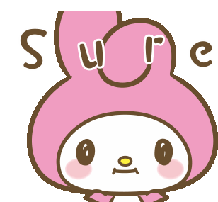 Melody Sanrio Sticker - Melody Sanrio Cute Stickers