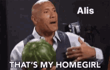 Thats My Home Girl Watermelon GIF - Thats My Home Girl Watermelon The Rock GIFs