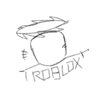a drawing of a man with a halo and the word roblox