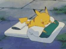 Pikachu Sleep Pikachu GIF - Pikachu Sleep Pikachu Sleep GIFs