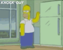 Homer Simpson The Simpsons GIF - Homer Simpson The Simpsons Knockout GIFs