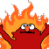 Elmo Fire Elmo Meme Sticker