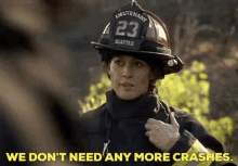 Station19 Andy Herrera GIF - Station19 Andy Herrera We Dont Need Any More Crashes GIFs