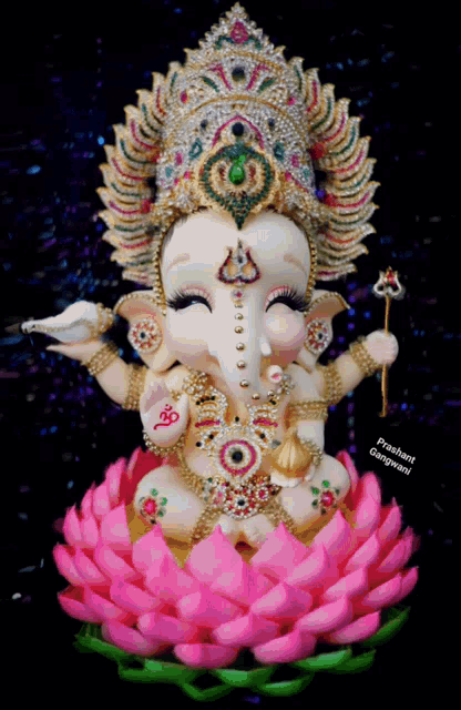 Animated Ganesh Pooja Gif Images, Pictures