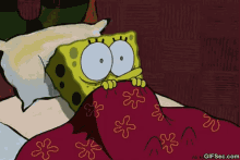 Scared Of Lightning Sponge Bob Squarepants GIF - Scared Of Lightning Sponge Bob Squarepants Scrared GIFs
