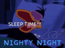Sleep Daffy Duck GIF