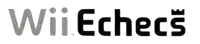 a black and white logo for wii eches