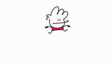 a drawing of a cartoon character with a red shirt on