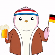 beer cheers germany flag german