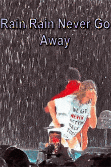 Rain Rain Never Go Away Taylor Swift GIF - Rain Rain Never Go Away Taylor Swift Taylor Nation GIFs