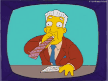 Feliz Día Del Periodista GIF - Kent Brockman Dia Del Periodista Los Simpsons GIFs