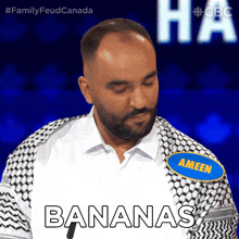 Bananas Ameen GIF - Bananas Ameen Family Feud Canada GIFs