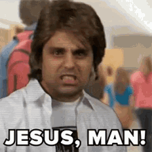 Jesus Man Surprised GIF - Jesus Man Surprised Ray William Johnson GIFs