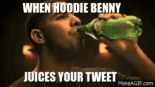 Hoodie Benny Juice GIF - Hoodie Benny Benny Juice GIFs